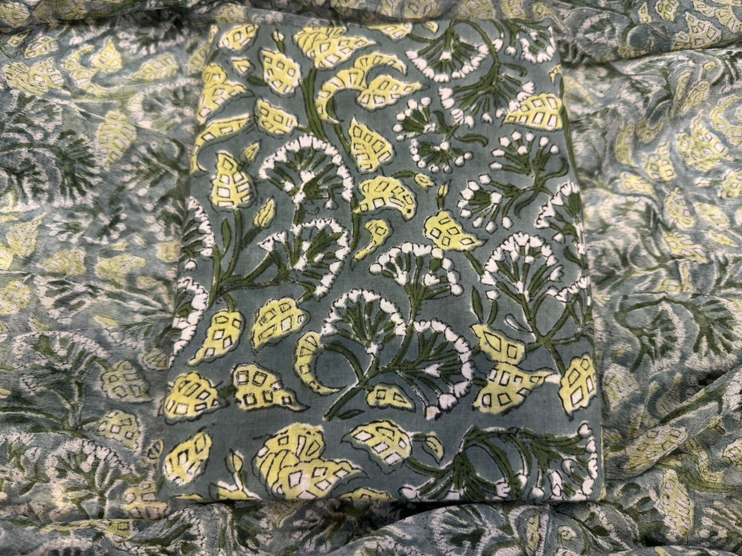 Cotton Suit with Chiffon Duppata