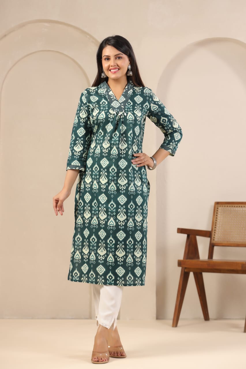 Cotton Printed Kurti
