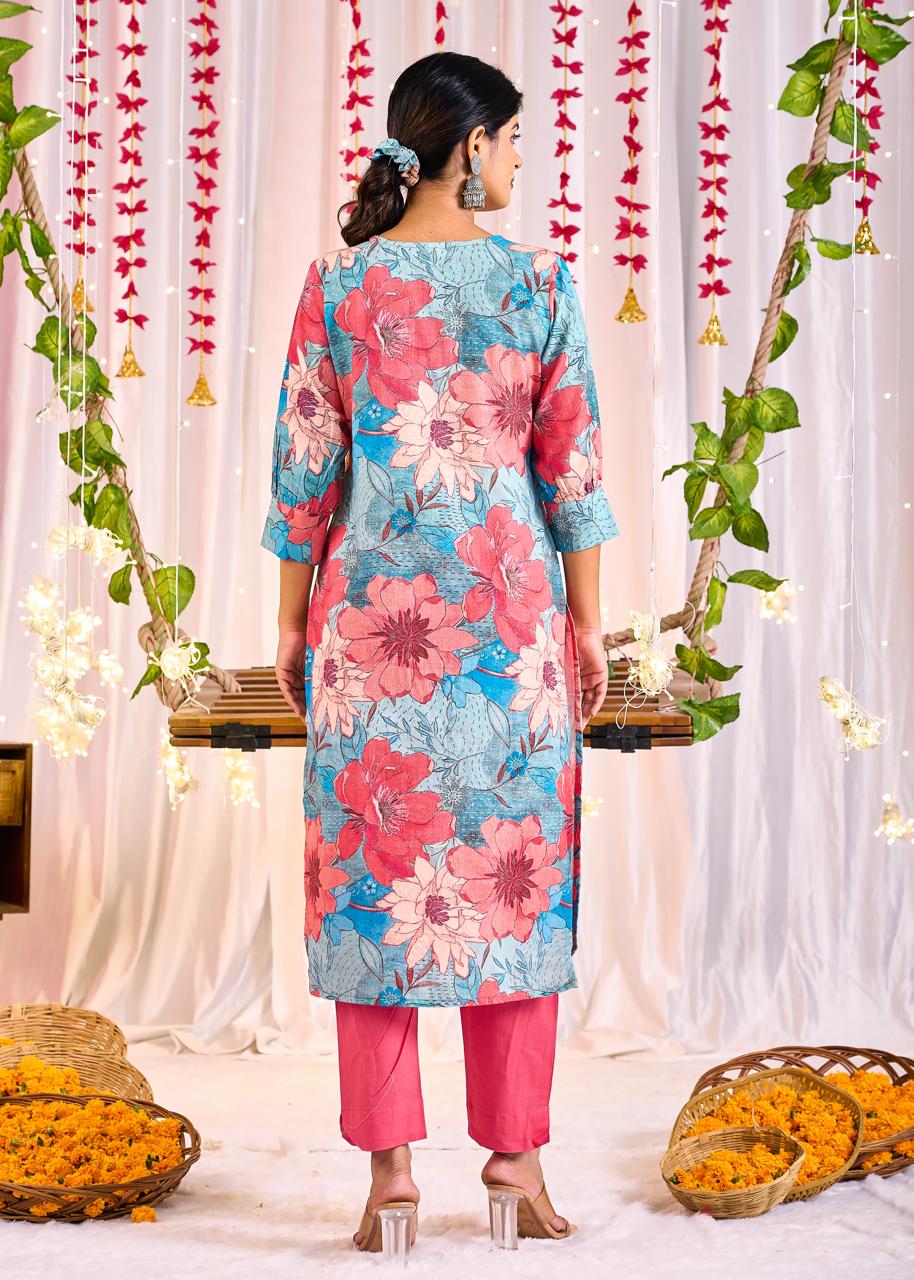 Blossom Breeze Cotton Flex Kurti