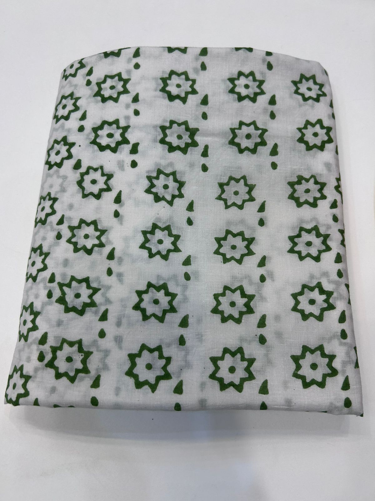 hand block printed cotton dupatta suit