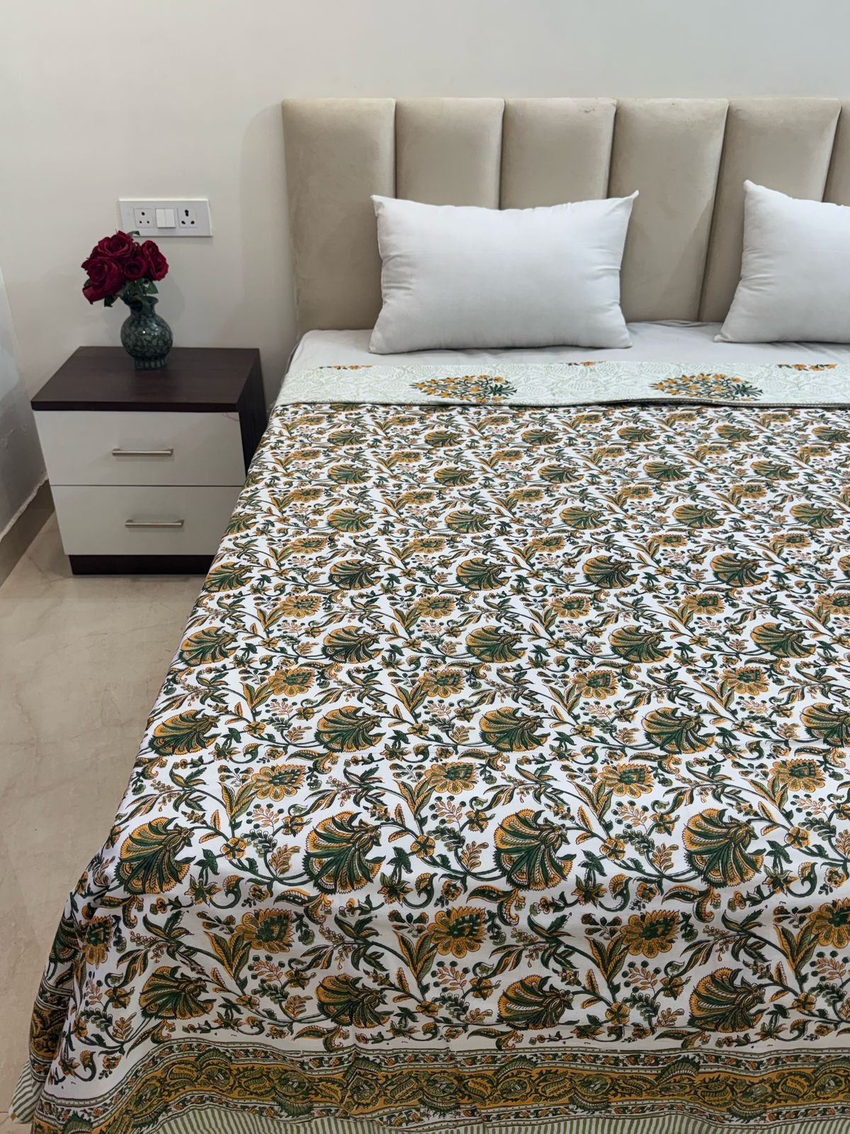 Harvest Bloom Double Bed Dohar