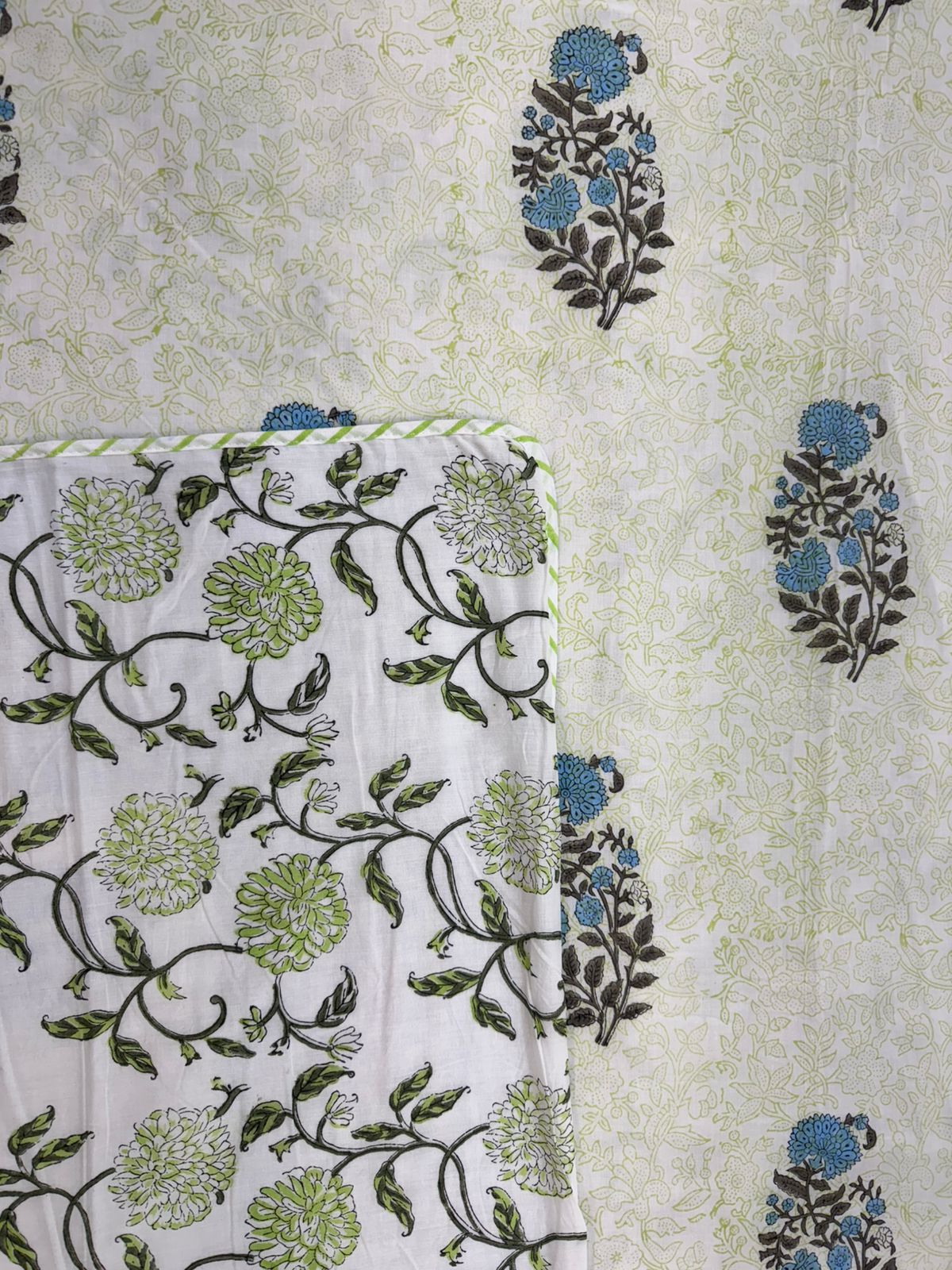 Aqua Green Whisper Double Bed Dohar
