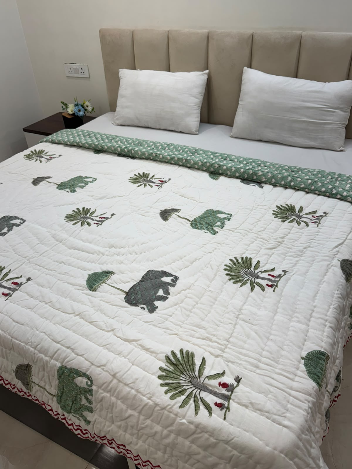 Double Bed Reversible Quilt