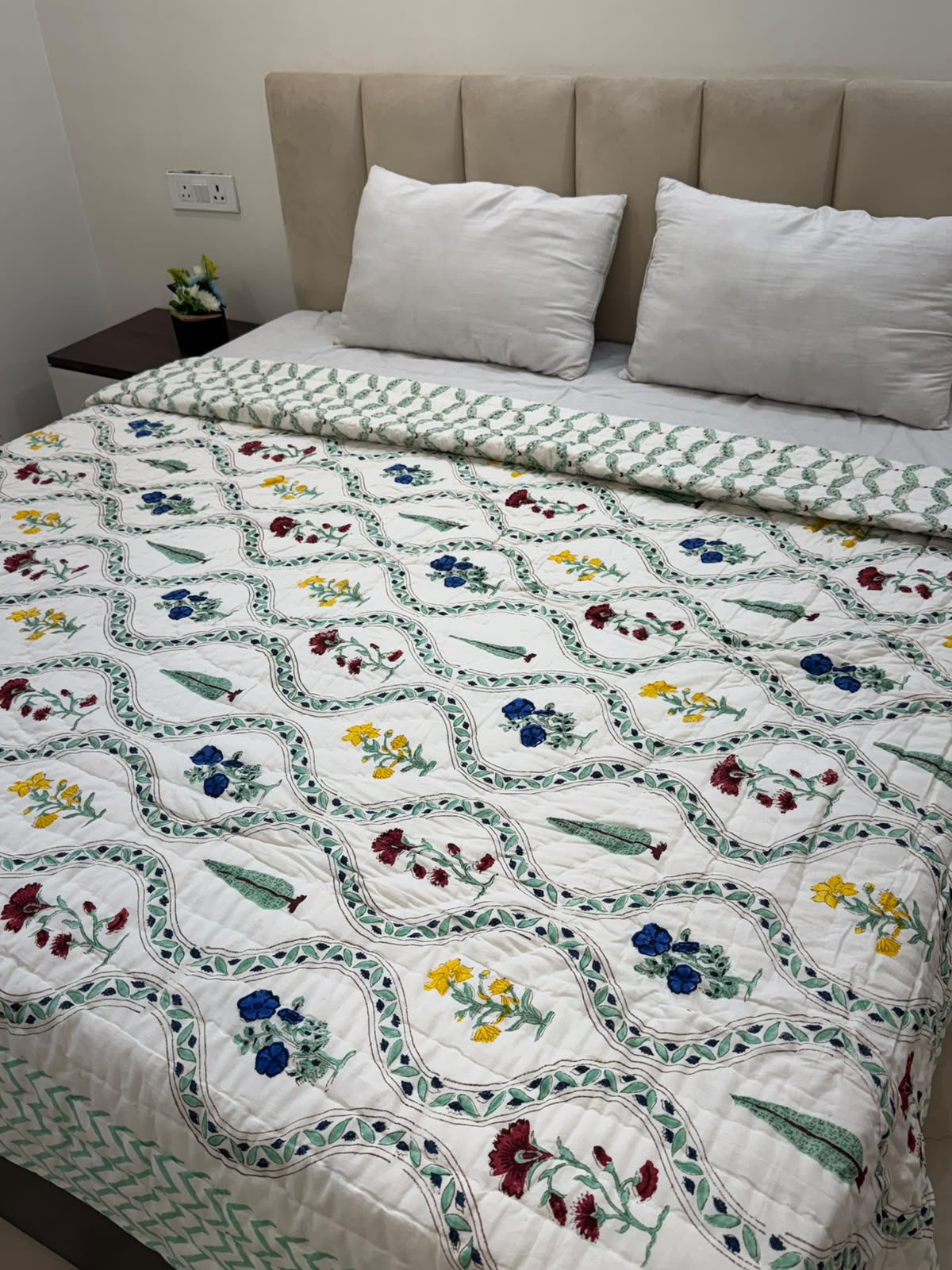 Double Bed Reversible Quilt