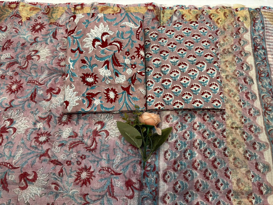 Cotton Suit with Kota Doriya Dupatta