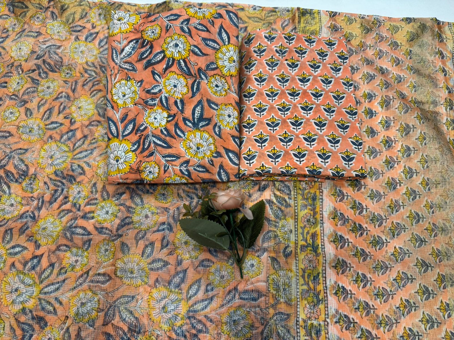 Cotton Suit with Kota Doriya Dupatta