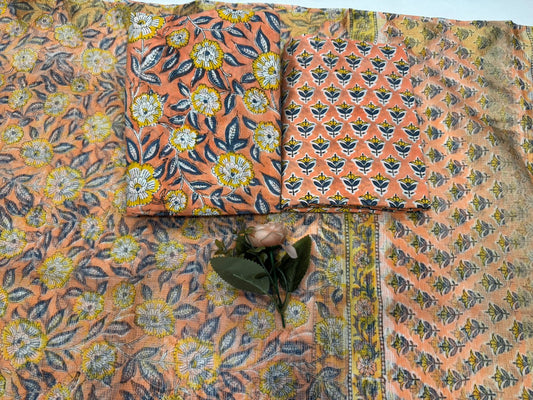 Cotton Suit with Kota Doriya Dupatta