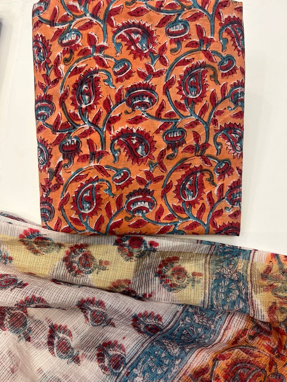 Cotton Suit with Kota Doriya Dupatta