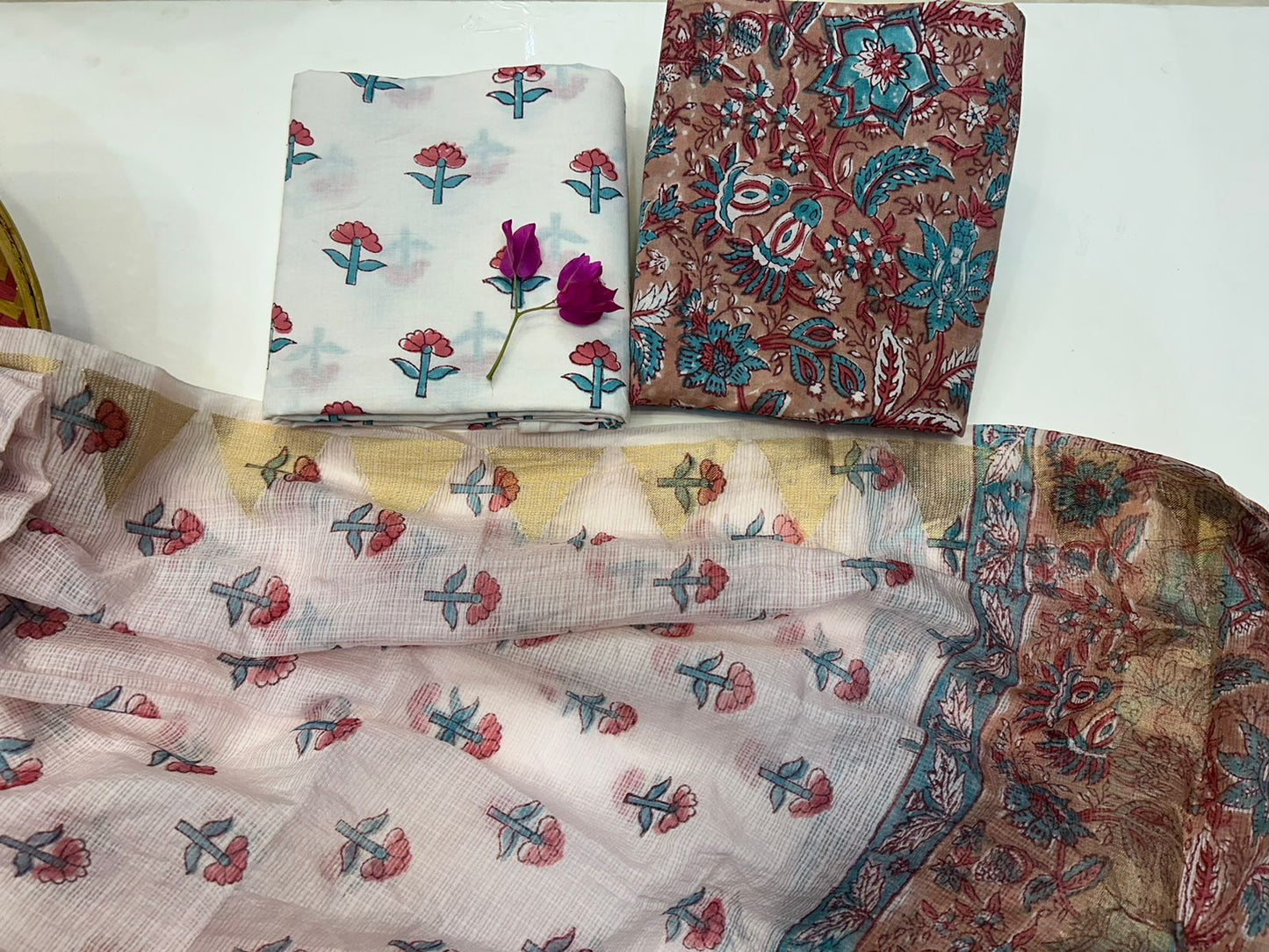 Cotton Suit with Kota Doriya Dupatta