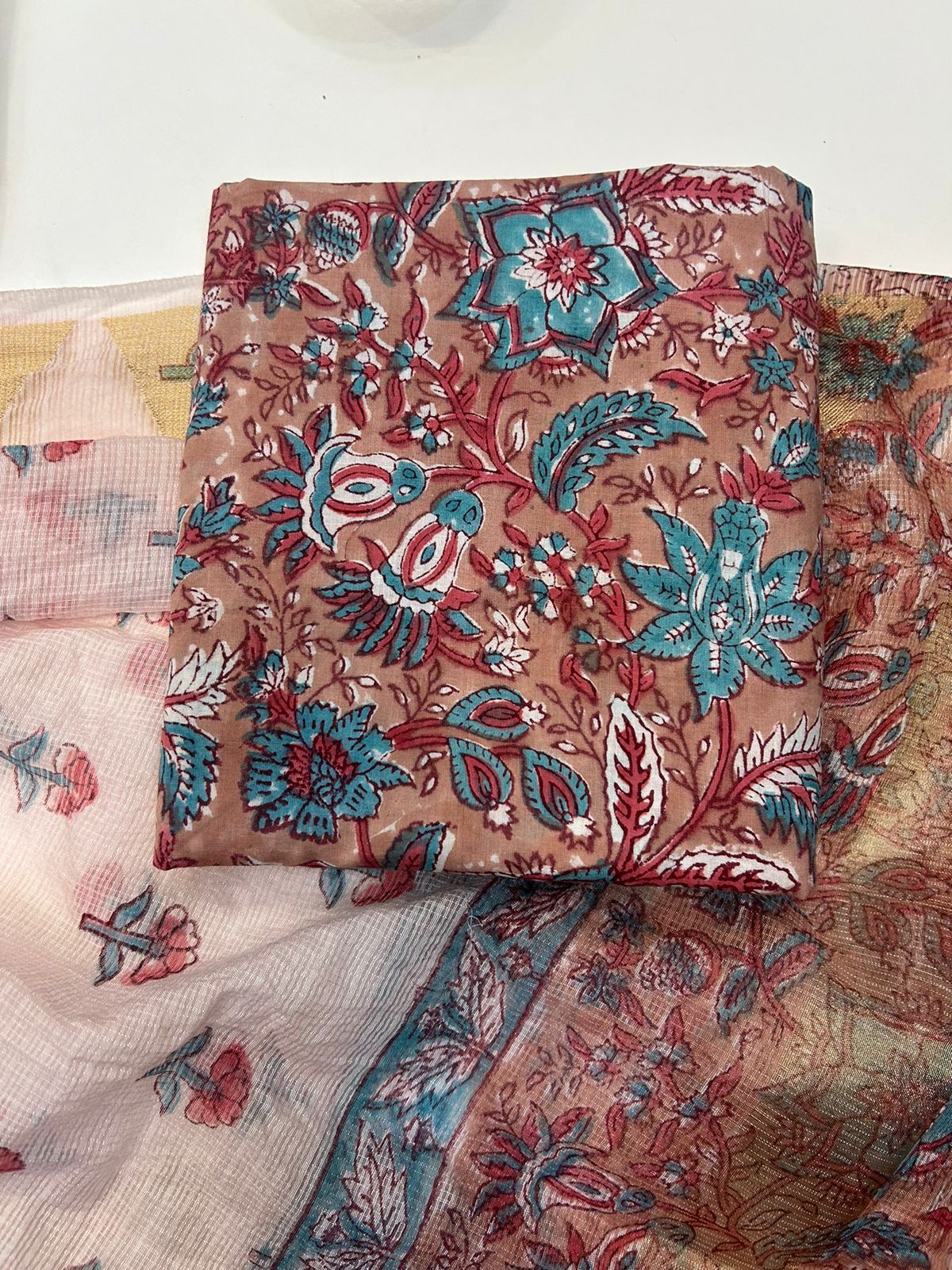 Cotton Suit with Kota Doriya Dupatta