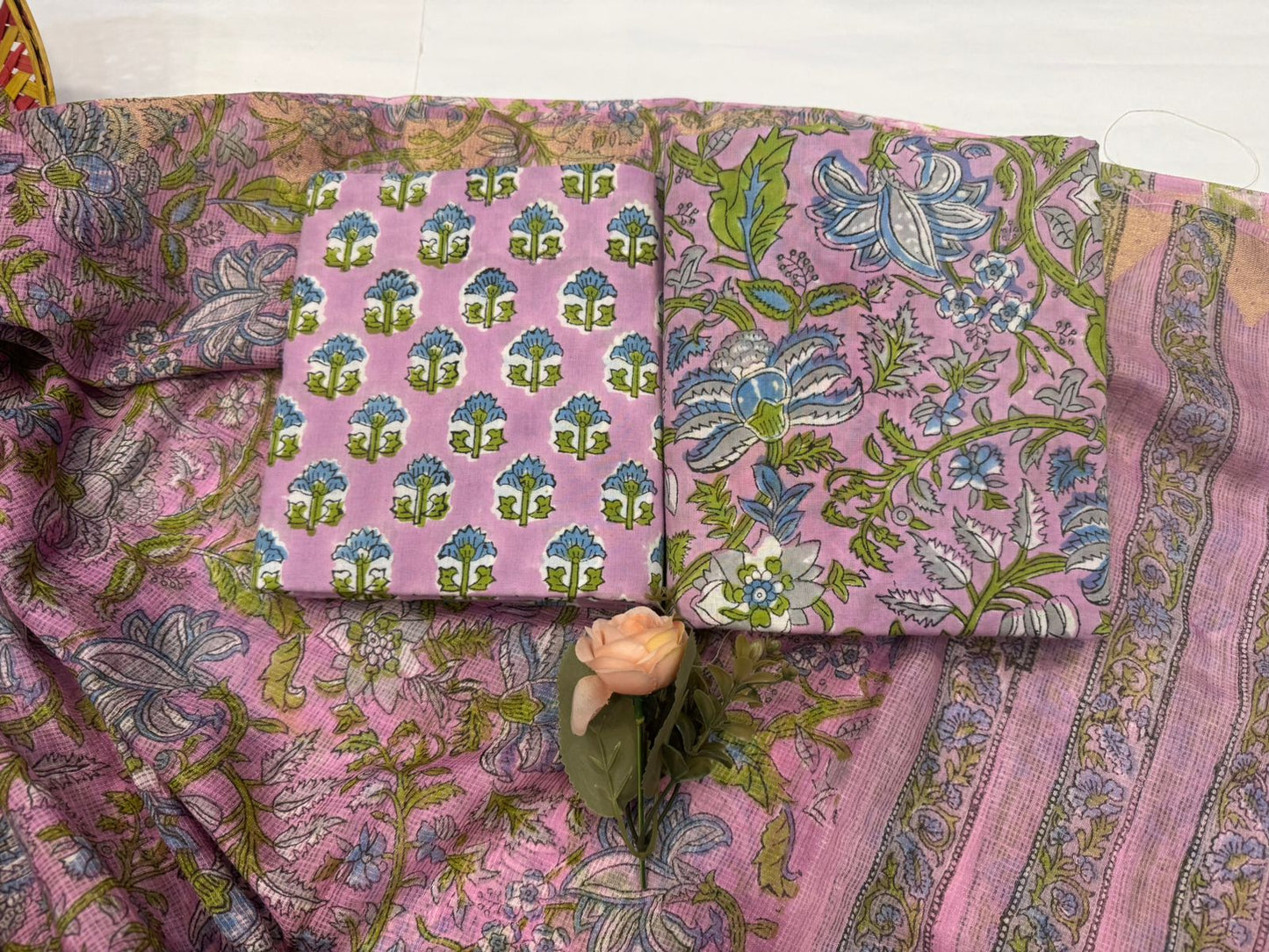 Cotton Suit with Kota Doriya Dupatta