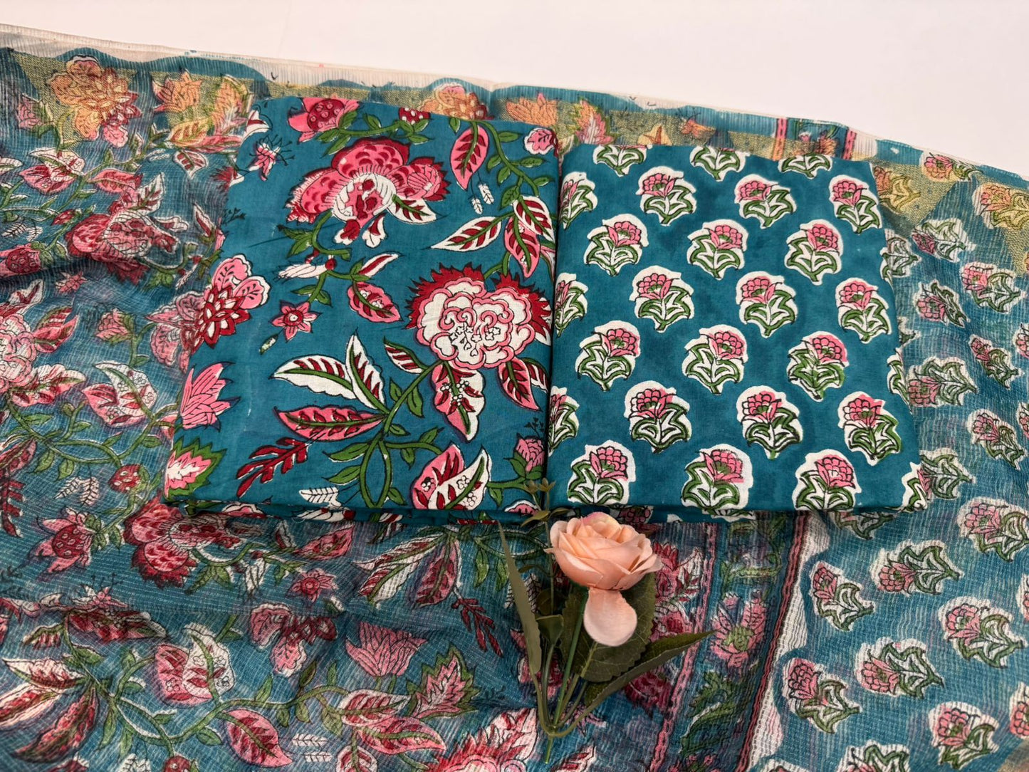 Cotton Suit with Kota Doriya Dupatta