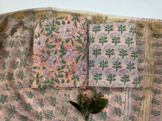 Cotton Suit with Kota Doriya Dupatta