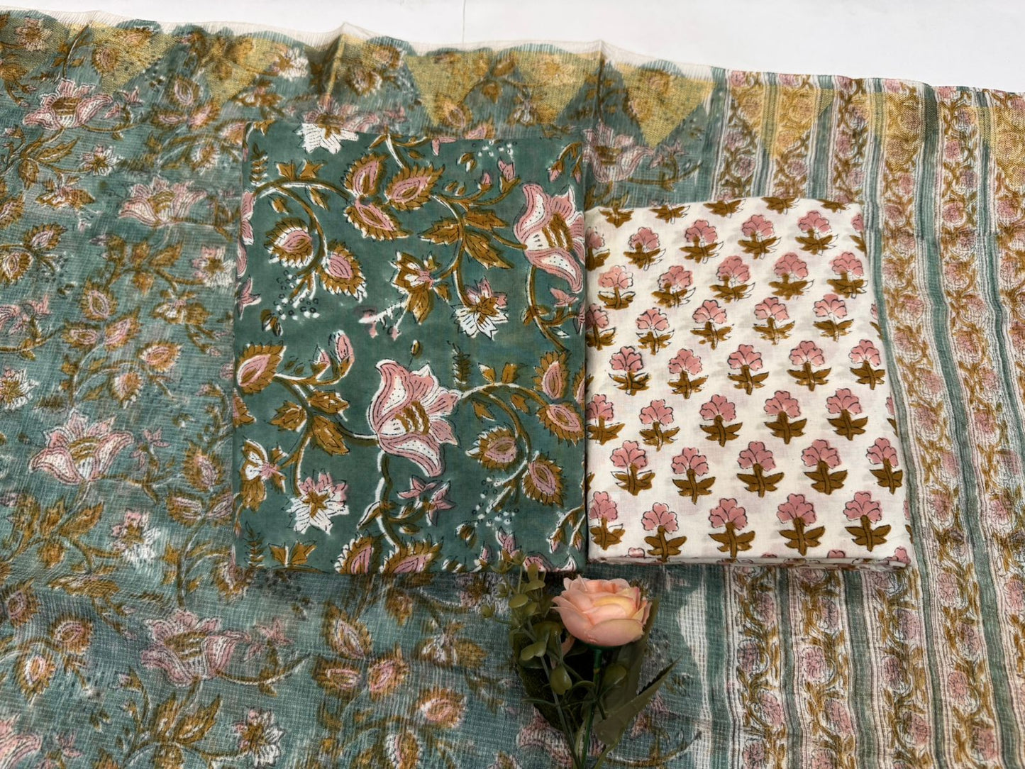 Cotton Suit with Kota Doriya Dupatta