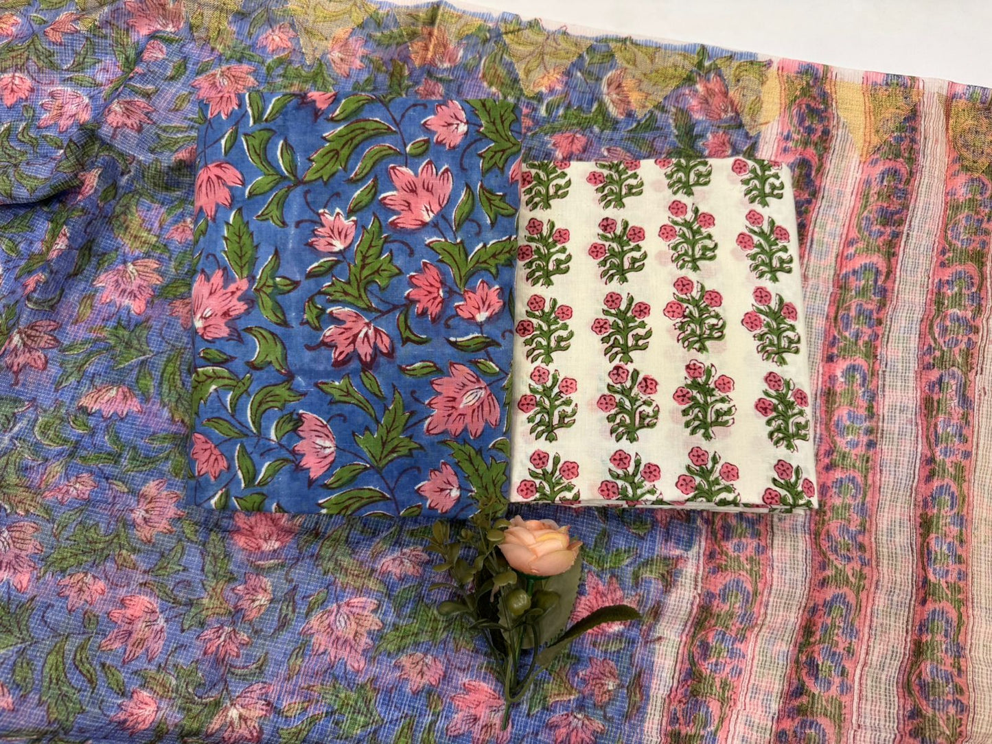 Cotton Suit with Kota Doriya Dupatta