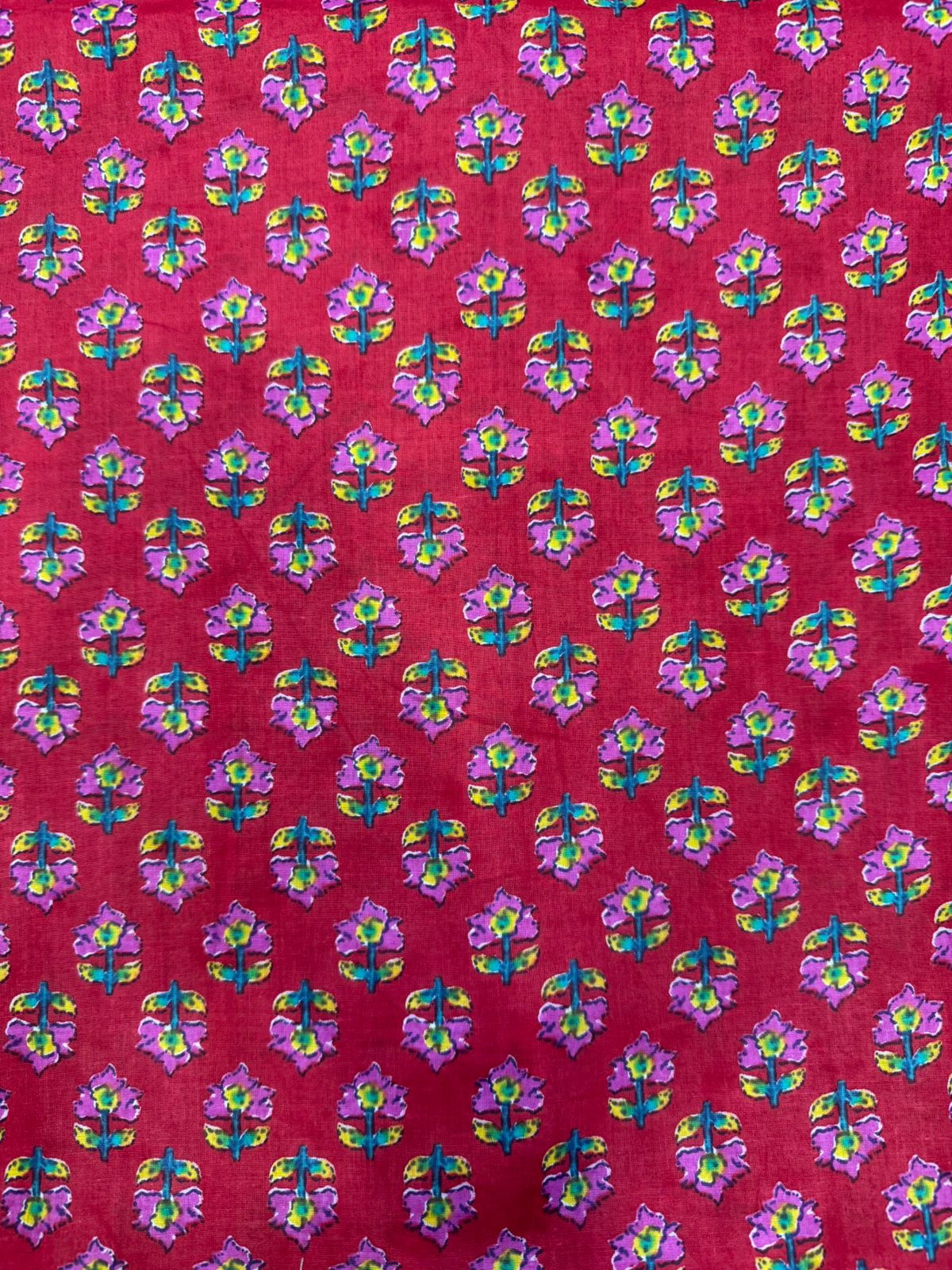 cotton printed running fabric
