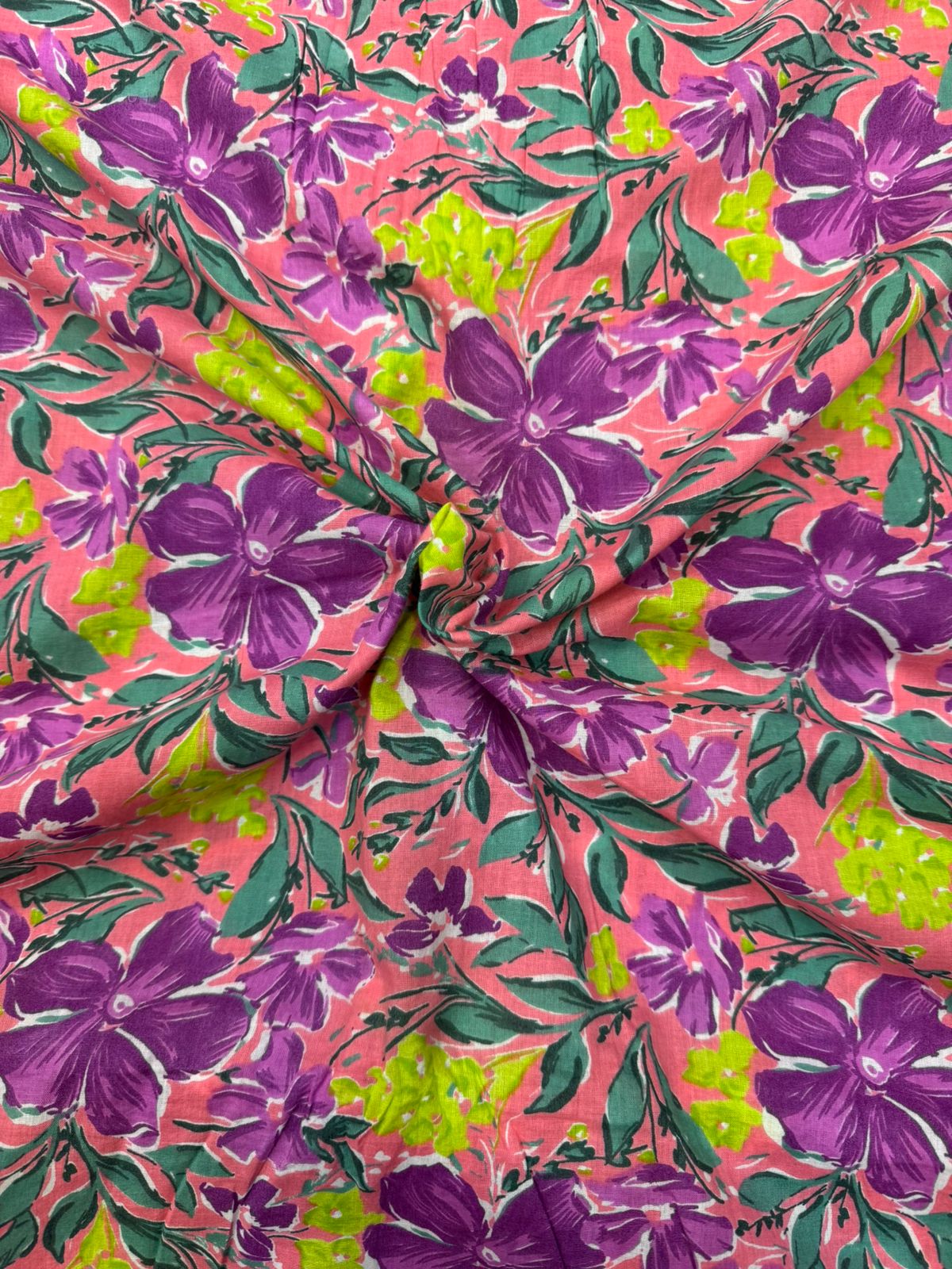 cotton printed running fabric