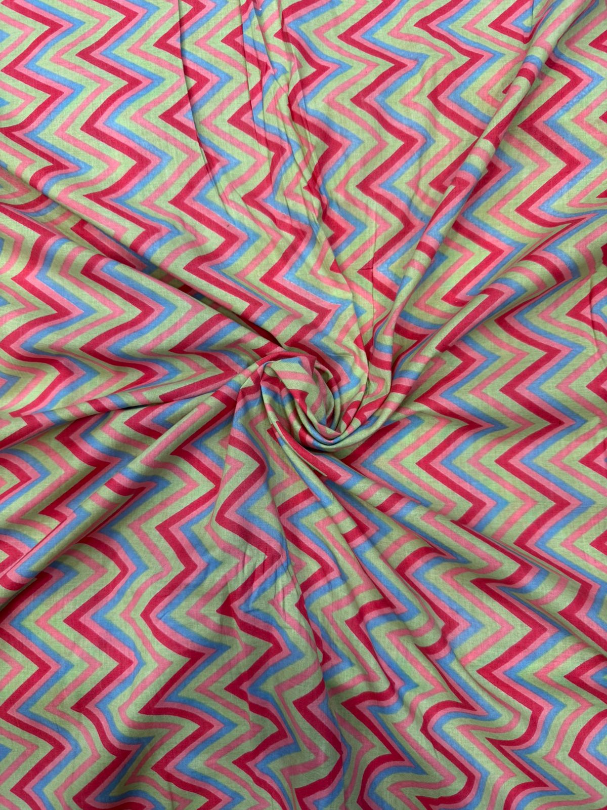 cotton printed running fabric