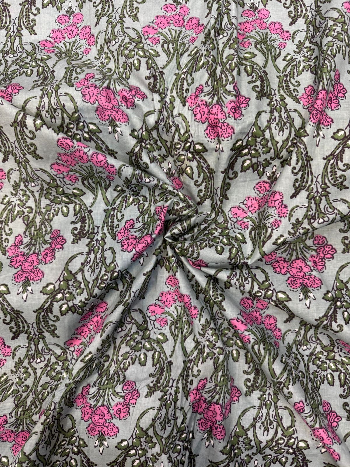 cotton printed running fabric