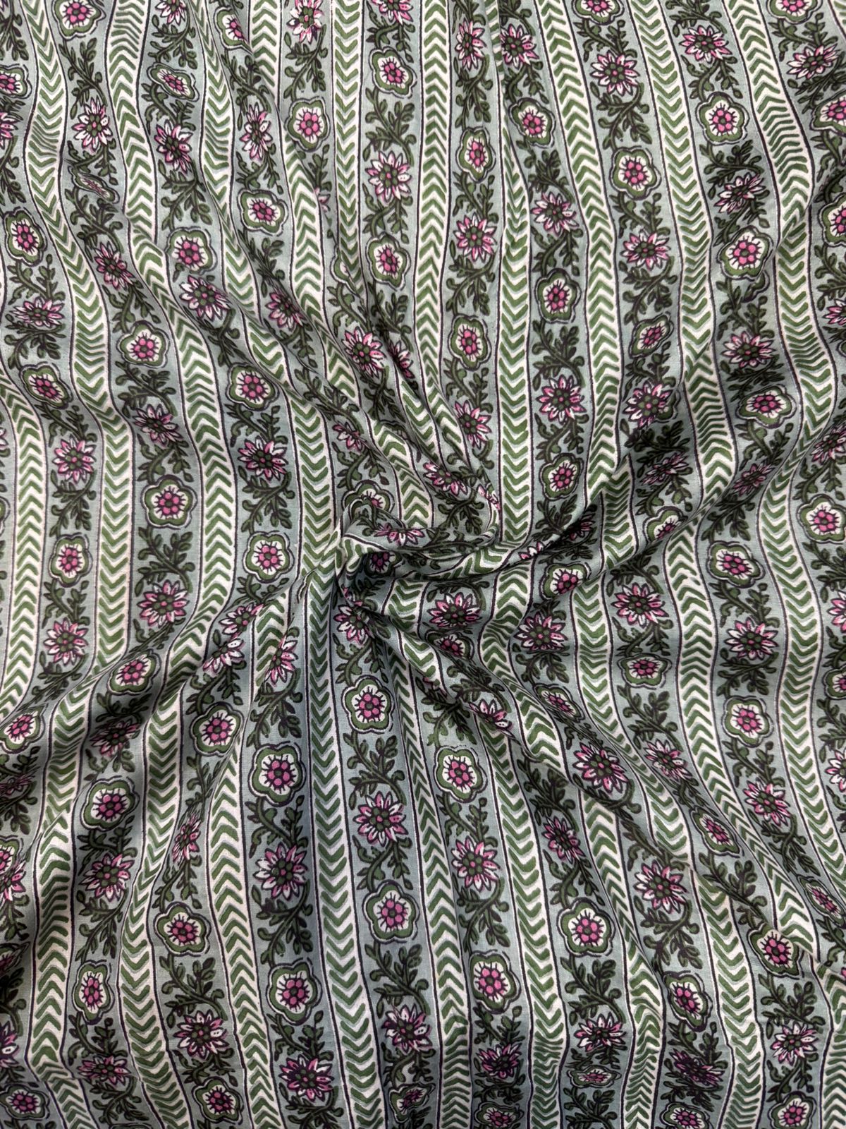 cotton printed running fabric