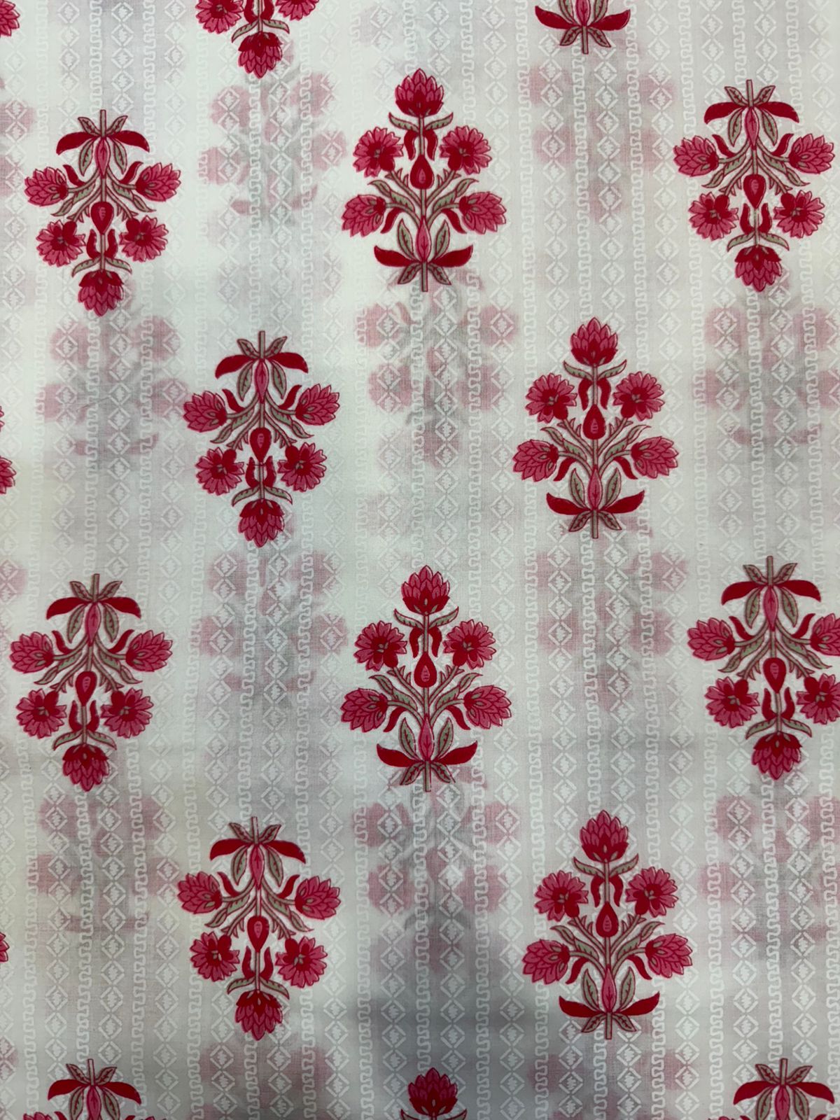 cotton printed running fabric