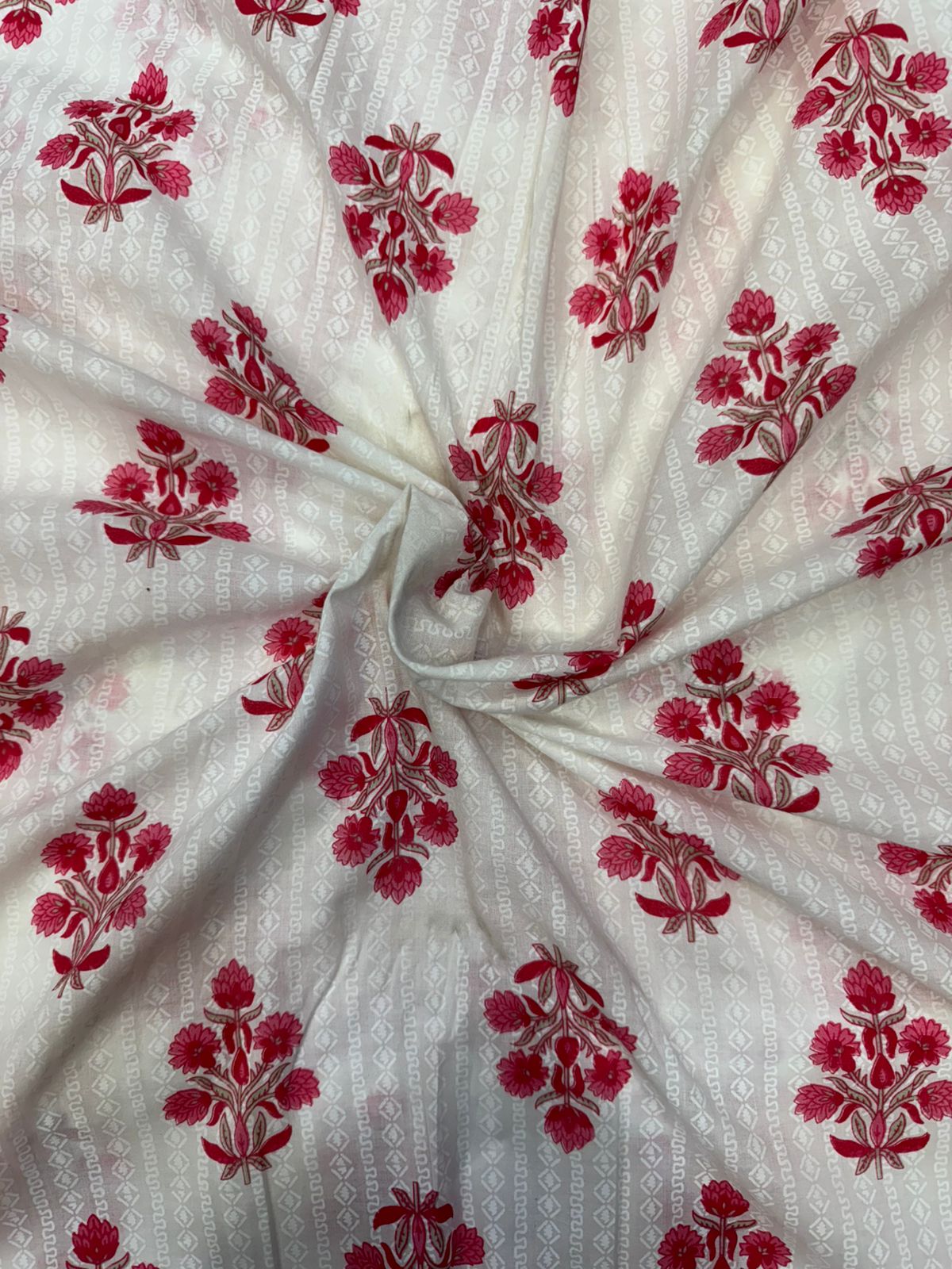 cotton printed running fabric