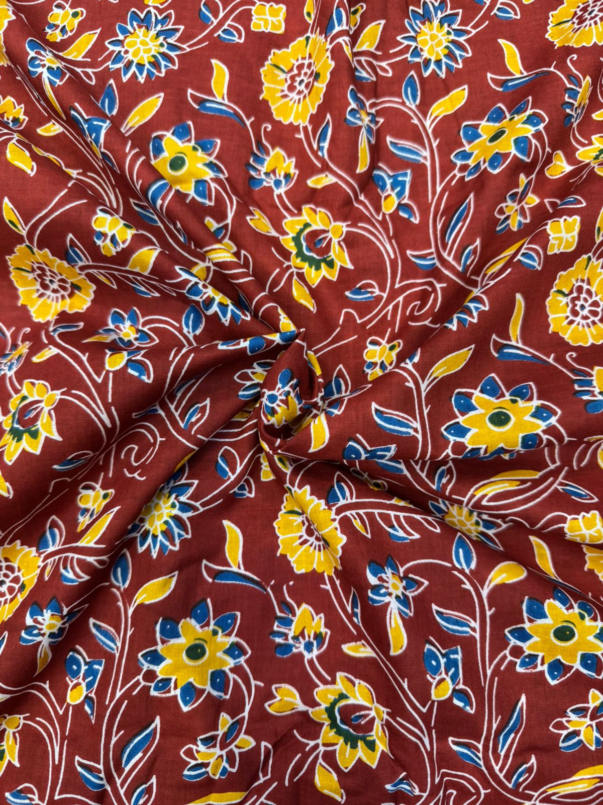 cotton printed running fabric