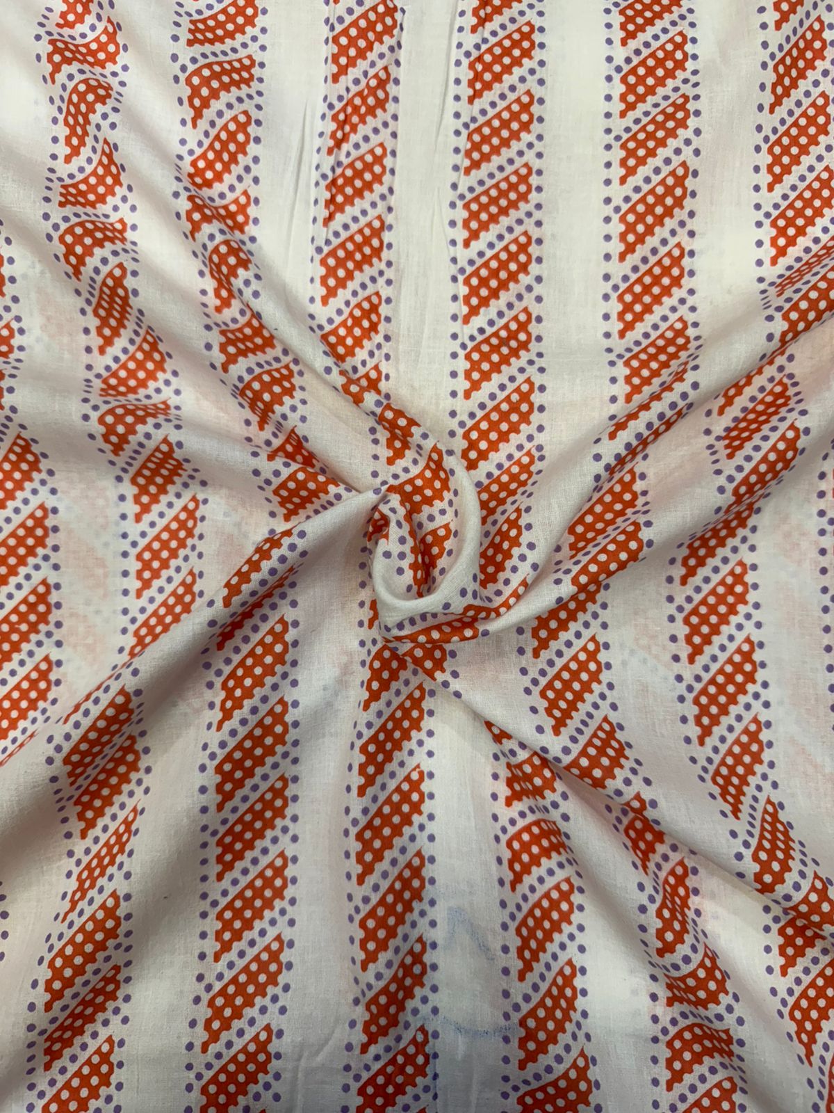 cotton printed running fabric