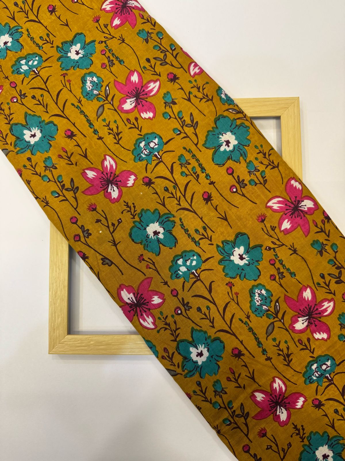 Mustard Blossom Running Fabric