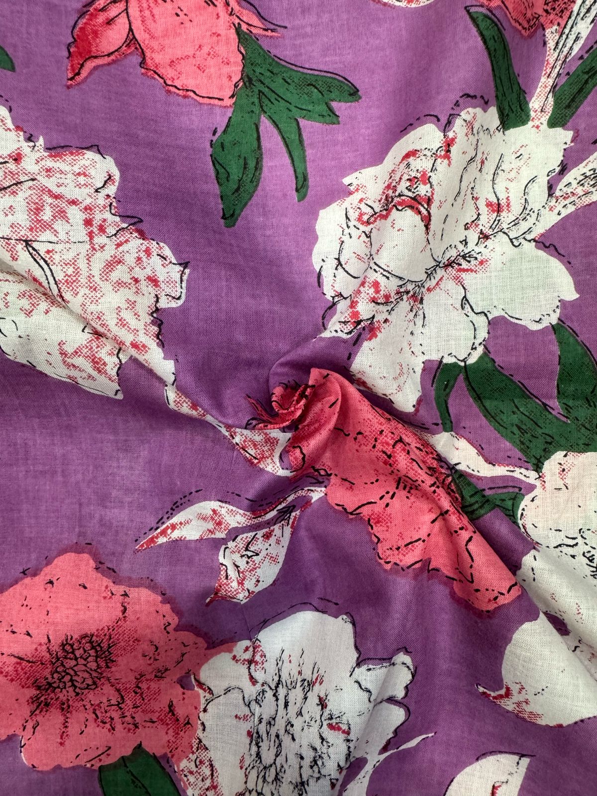 Cotton Printed Running Fabric