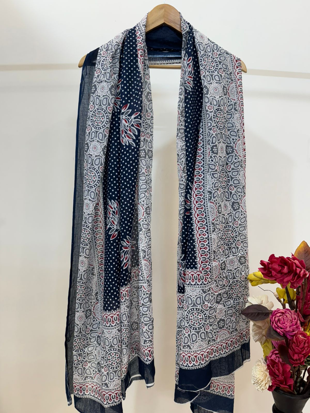 Cotton Suit with Cotton Dupatta
