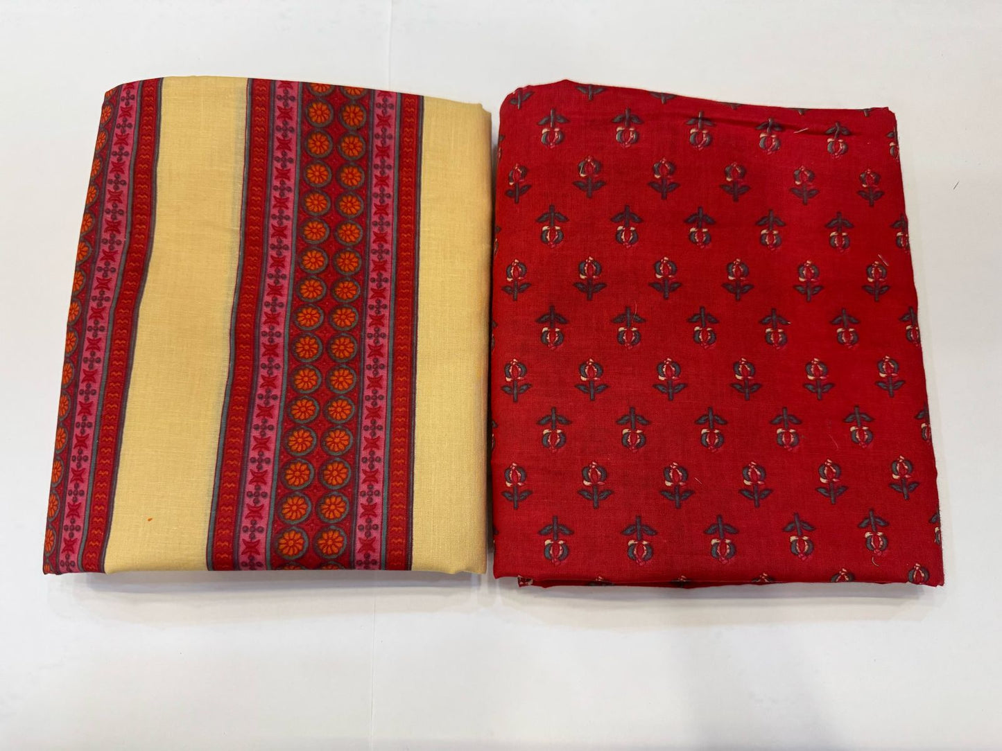 Cotton Suit with Cotton Dupatta