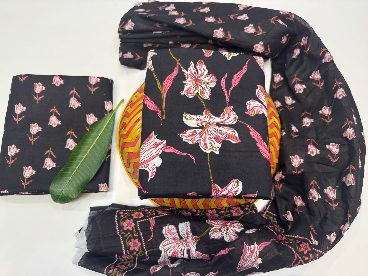 Cotton Suit with Cotton Dupatta