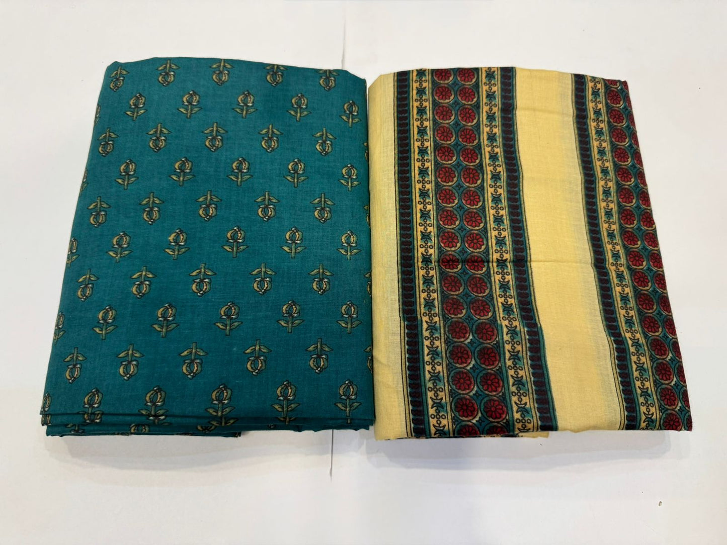 Cotton Suit with Cotton Dupatta