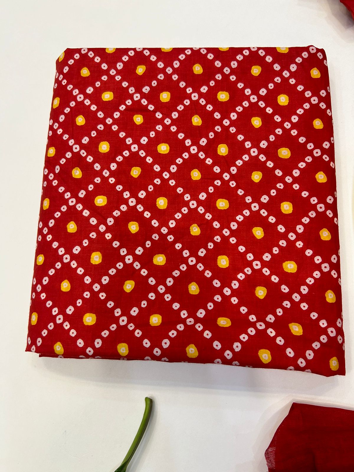 Cotton Suit with Cotton Dupatta