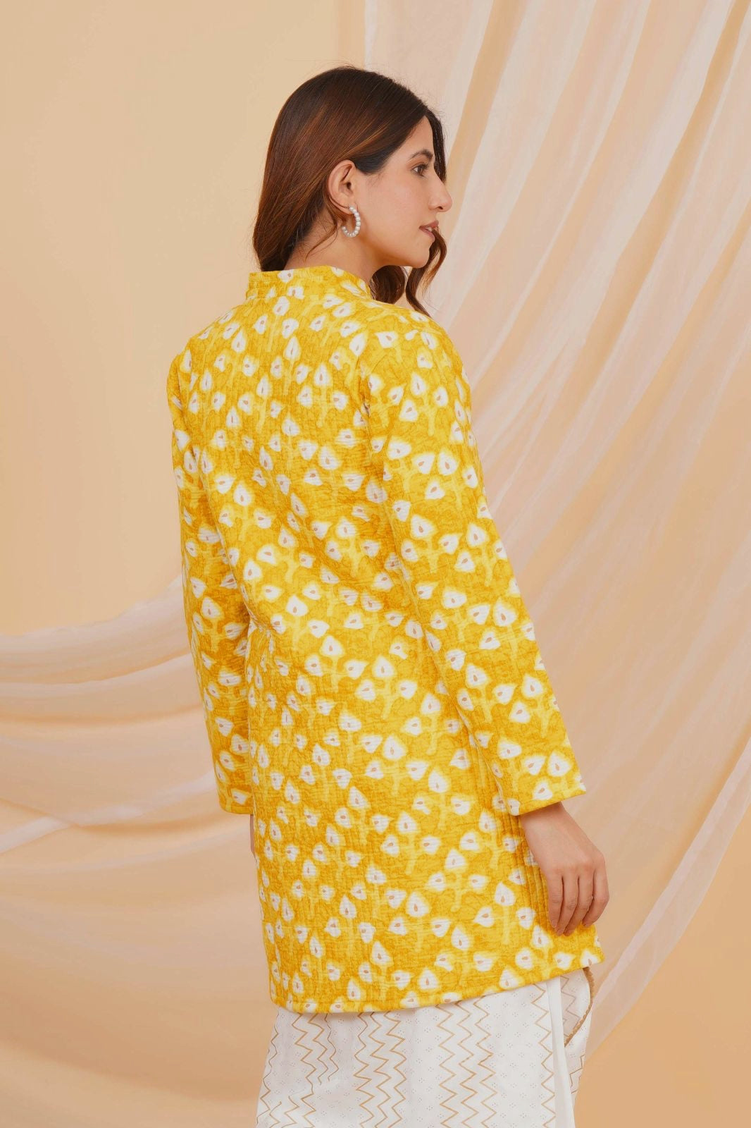 Yellow Buds Reversible Mayo Jacket