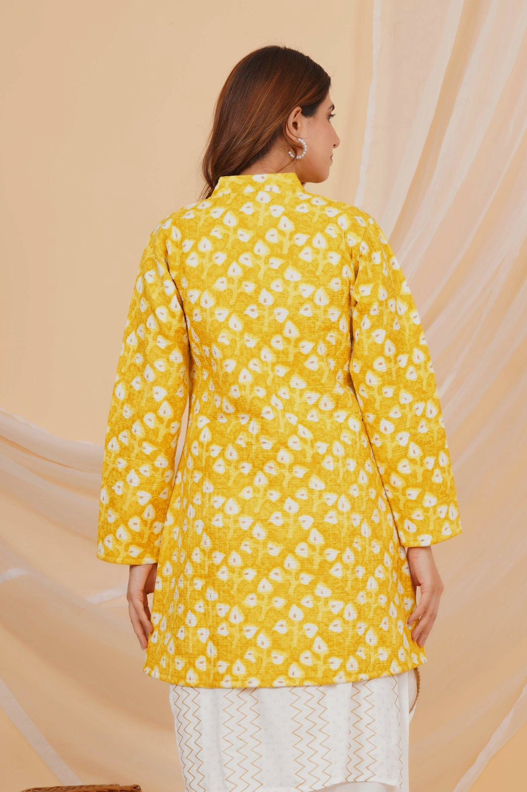 Yellow Buds Reversible Mayo Jacket