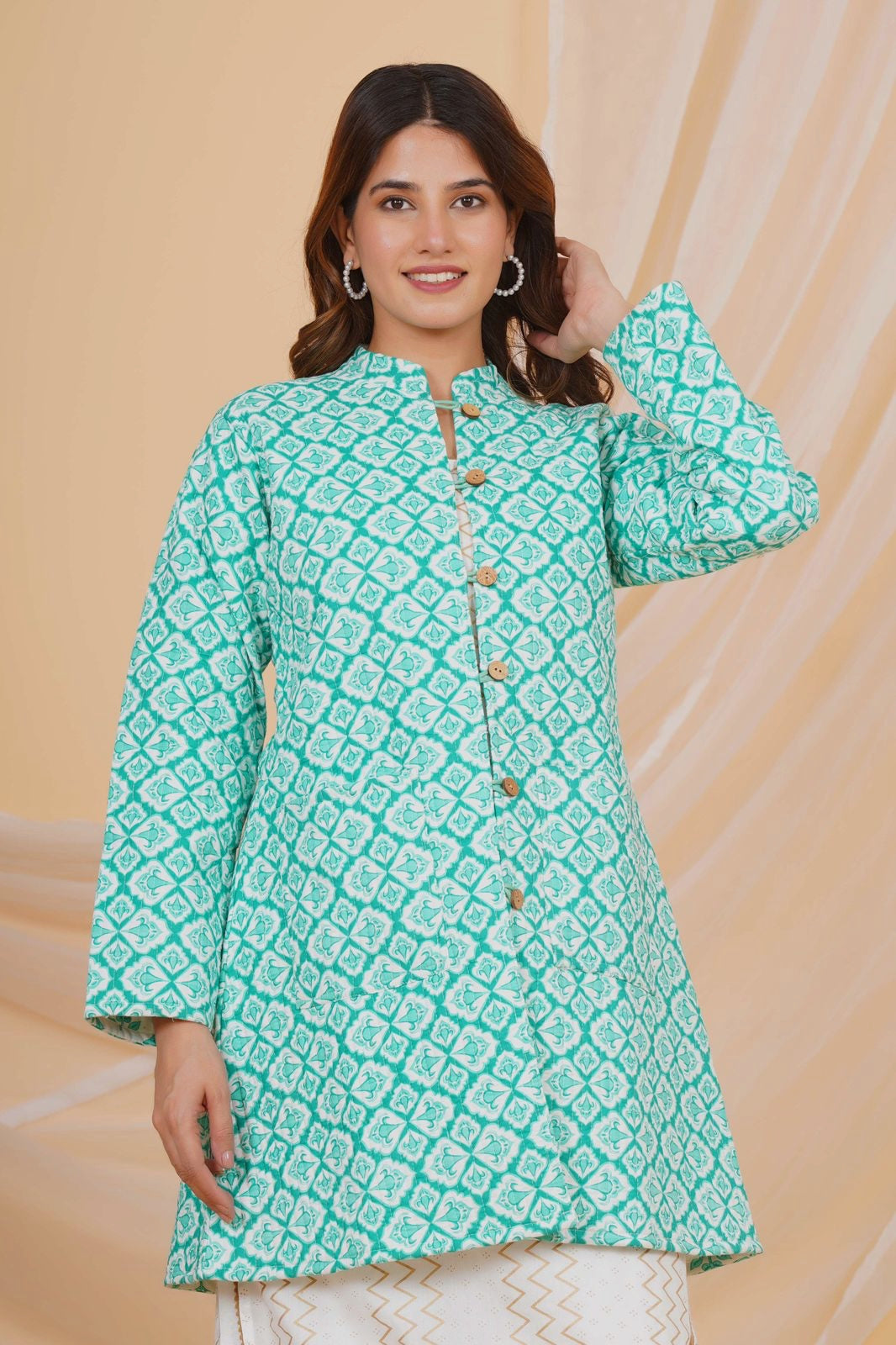 Fern & Petal Reversible Mayo Jacket