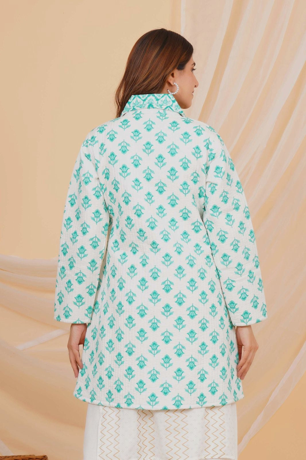 Fern & Petal Reversible Collar Jacket