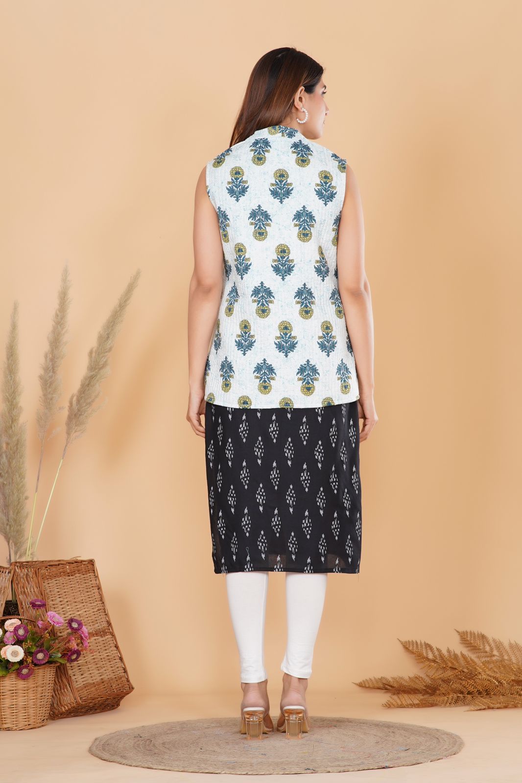 Botanic Vibe Reversible Half Jacket