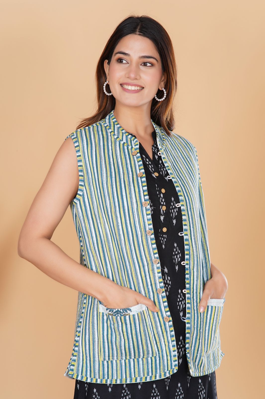 Botanic Vibe Reversible Half Jacket