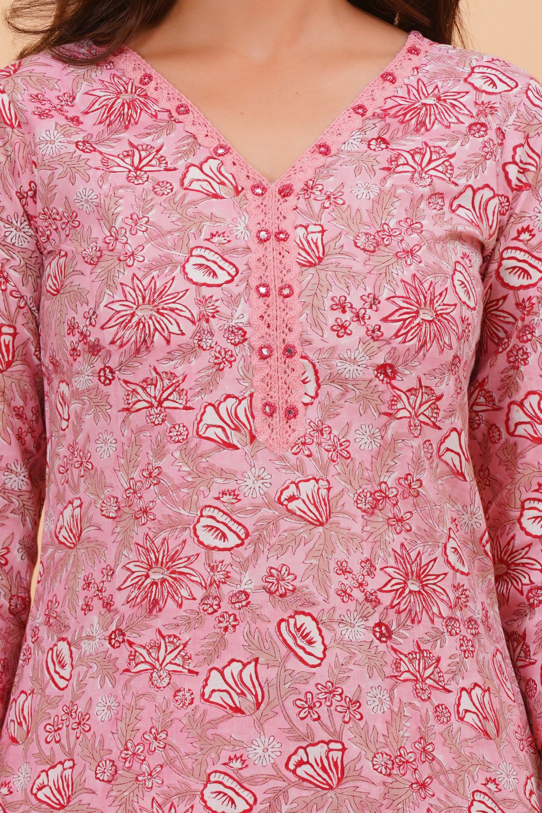 Gulabi Pink Kurta Pant Set