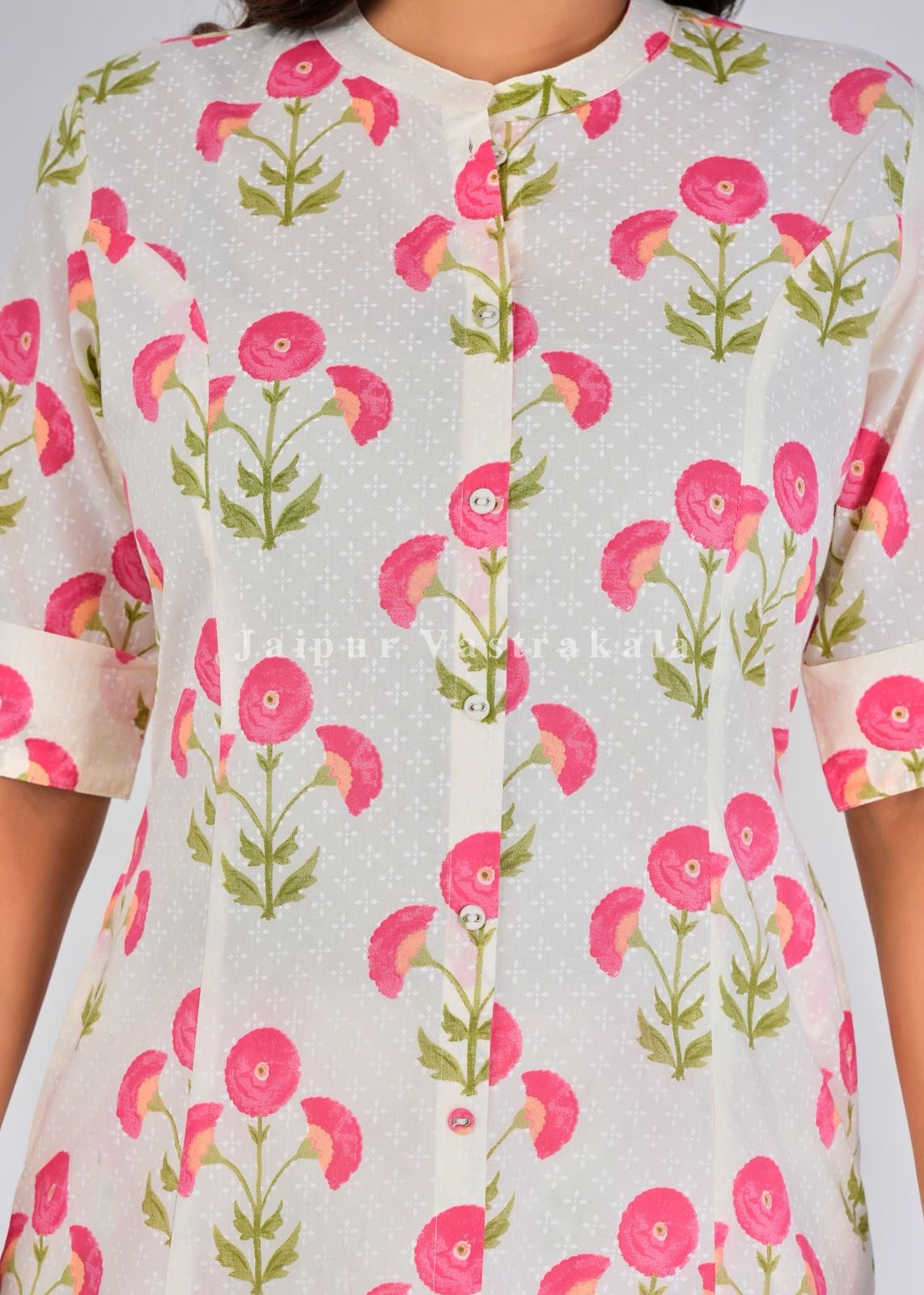 Blush Boota Kurti Pant Coord