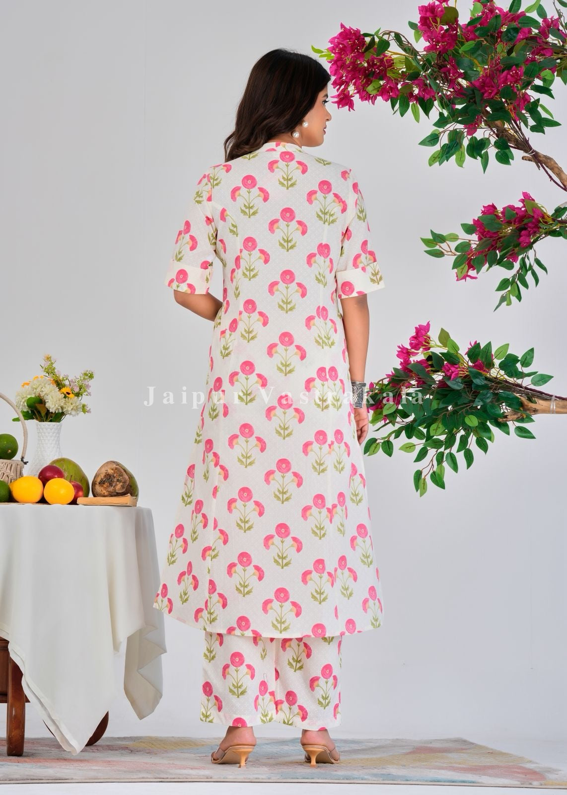 Blush Boota Kurti Pant Coord