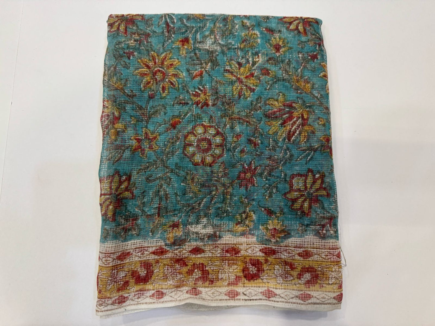 Hand Block Printed Kota Doriya Suit