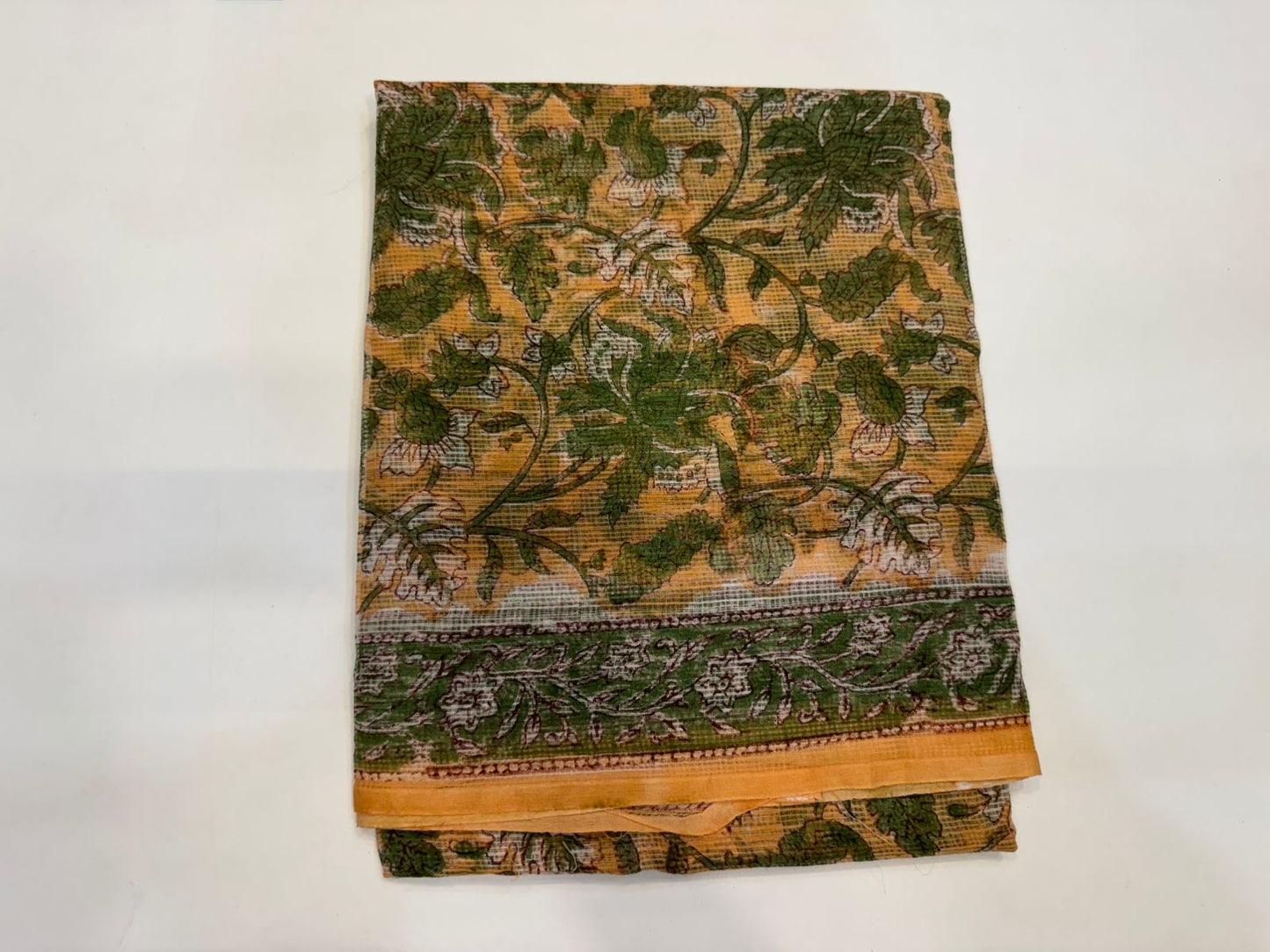 Hand Block Printed Kota Doriya Suit