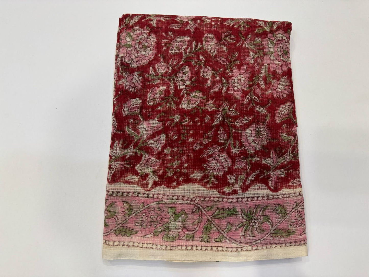 Hand Block Printed Kota Doriya Suit