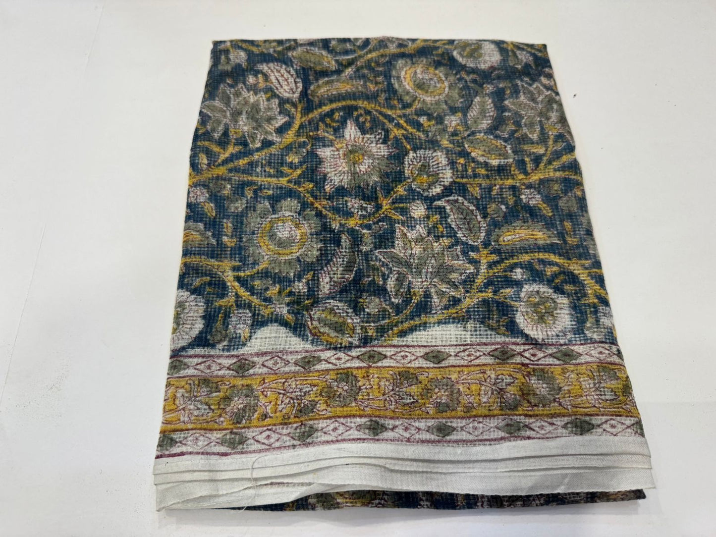 Hand Block Printed Kota Doriya Suit