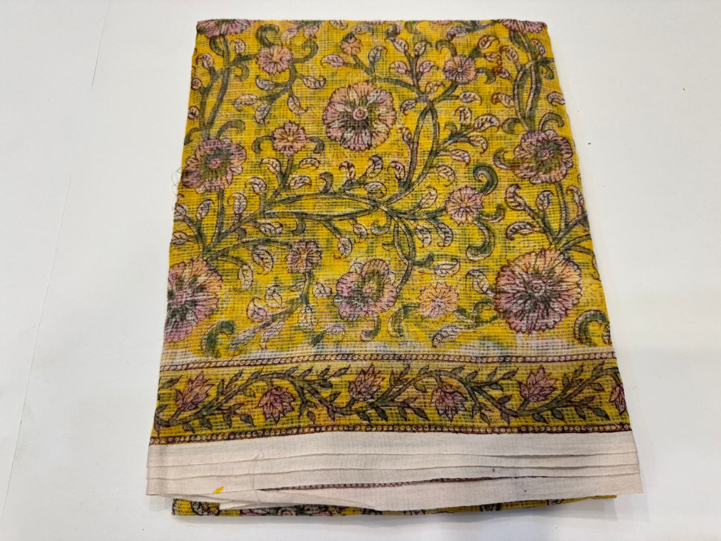 Hand Block Printed Kota Doriya Suit