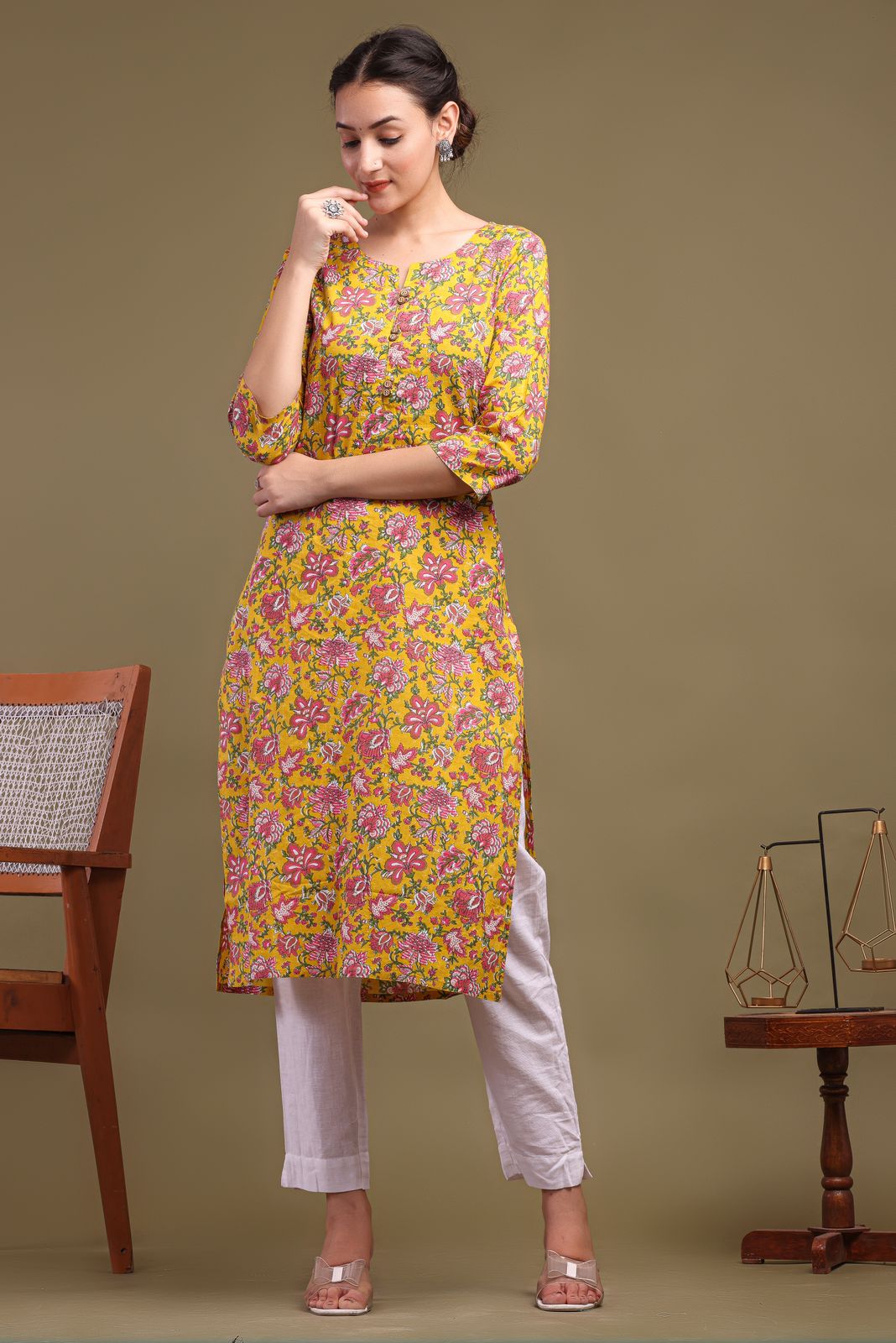 Cotton Printed Kurti